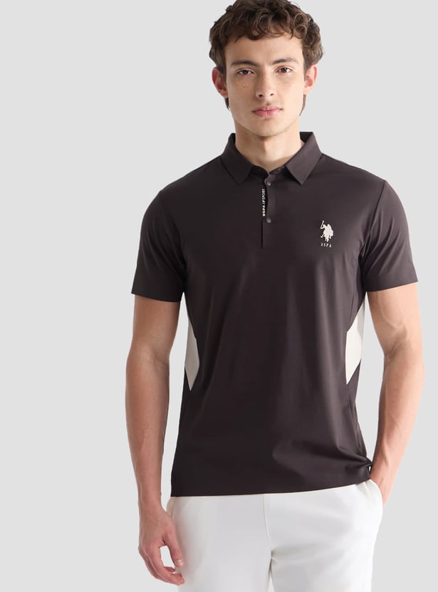 US POLO ASSN Solid Polo T-shirt