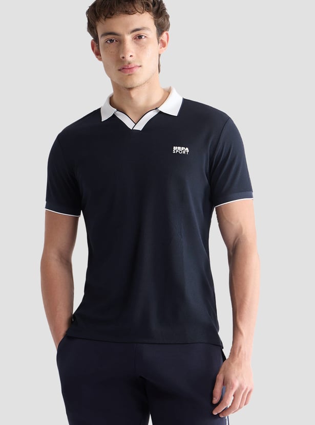 US POLO ASSN Brand Print Polo T-shirt