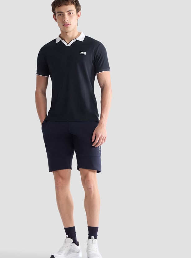 US POLO ASSN Brand Print Polo T-shirt