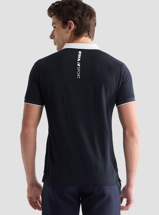 US POLO ASSN Brand Print Polo T-shirt