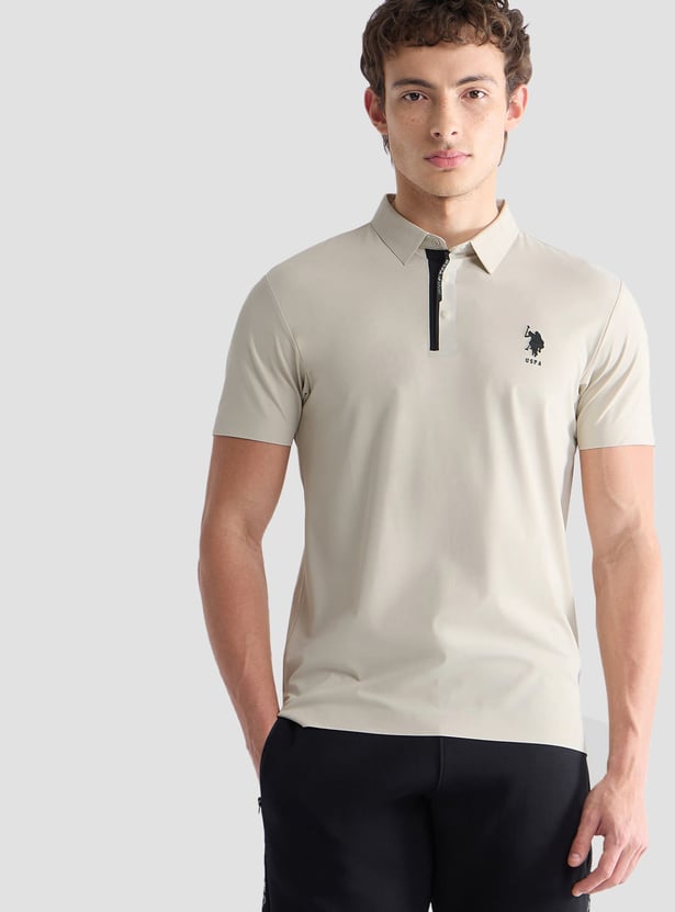 US POLO ASSN Solid Polo T-shirt