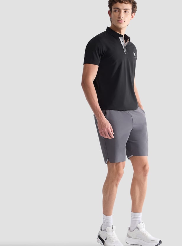US POLO ASSN Solid Polo T-shirt