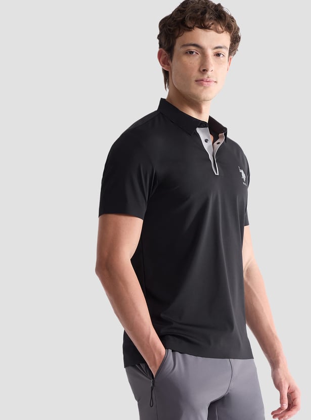 US POLO ASSN Solid Polo T-shirt