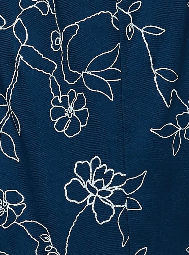 COLOUR ME Floral Print A-Line Dress
