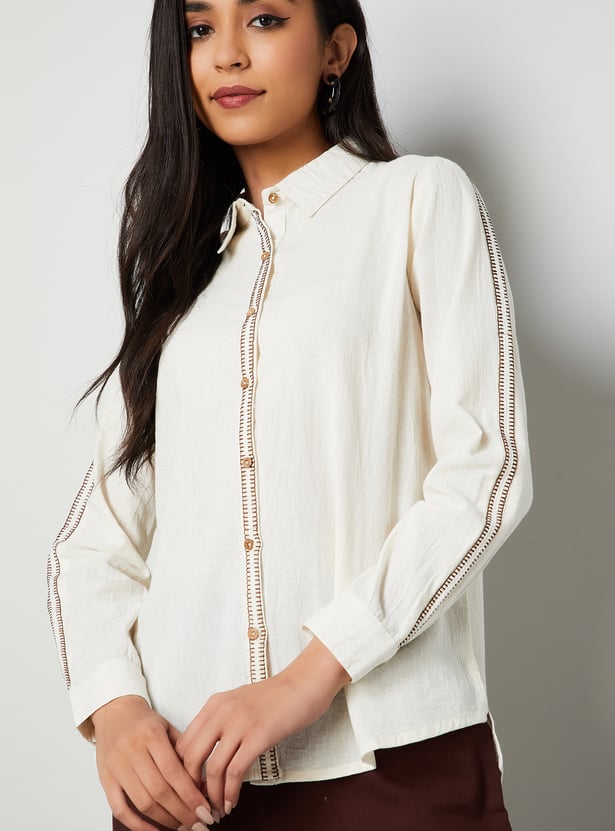 COLOUR ME Embroidered Shirt