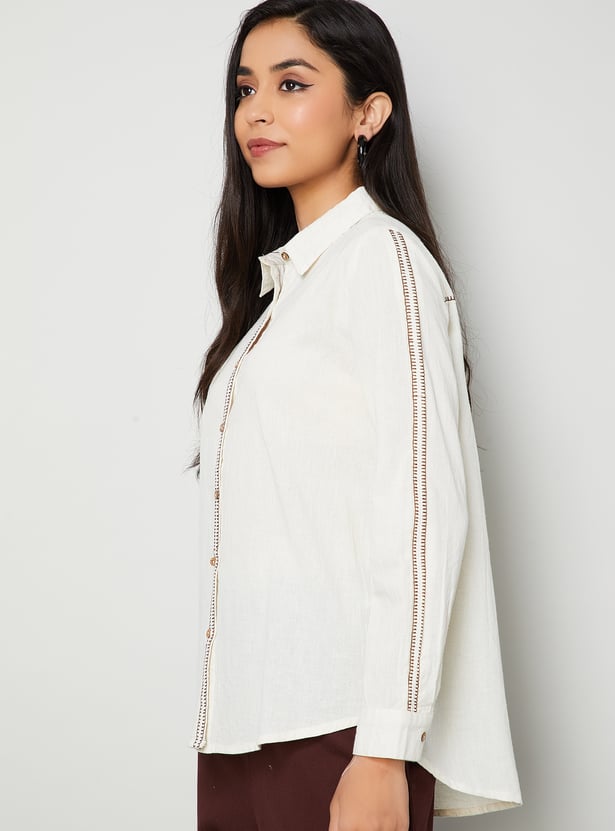 COLOUR ME Embroidered Shirt