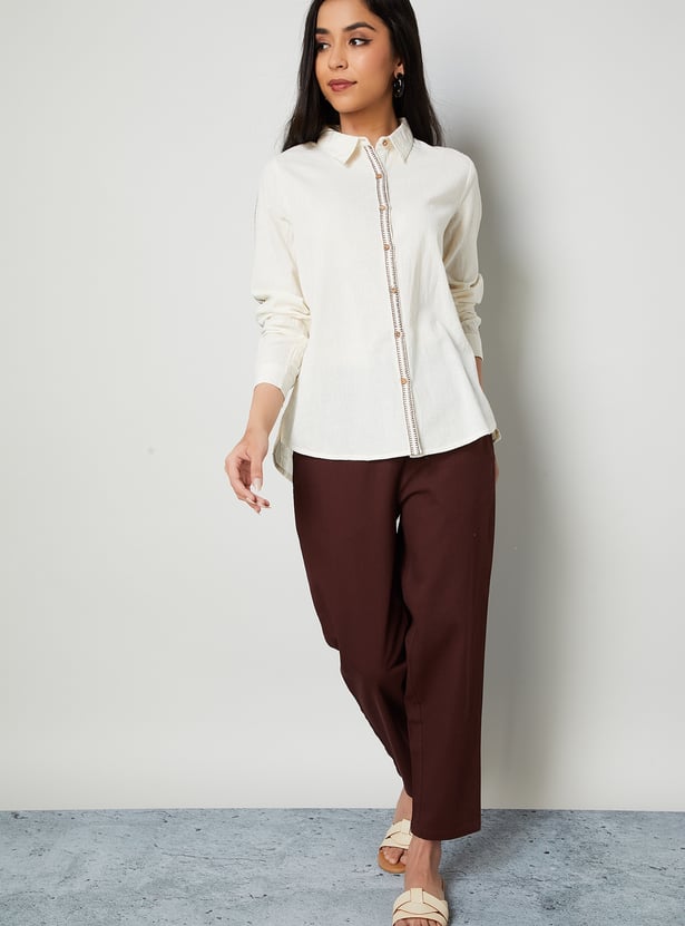 COLOUR ME Embroidered Shirt