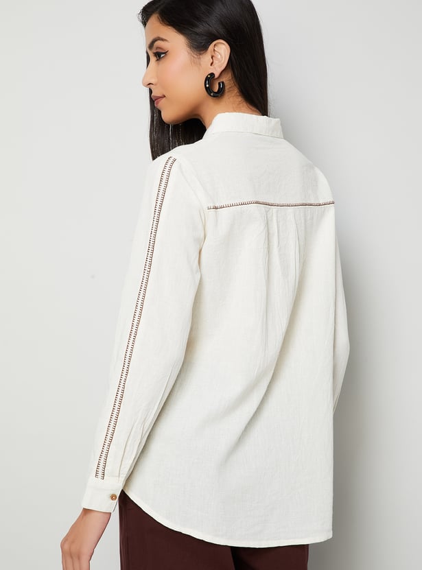 COLOUR ME Embroidered Shirt