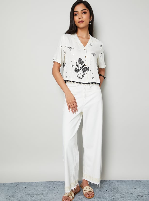 COLOUR ME Floral Print Shirt