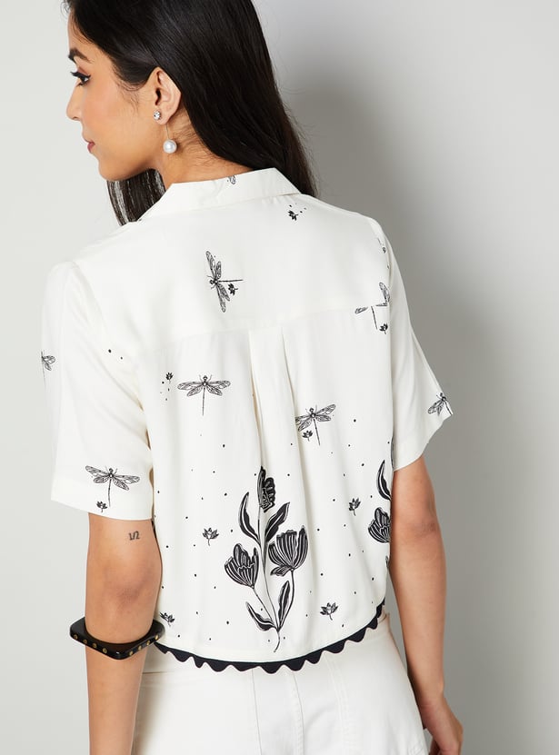 COLOUR ME Floral Print Shirt