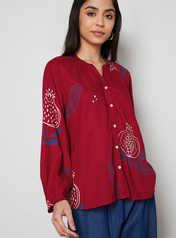 COLOUR ME Floral Print Top