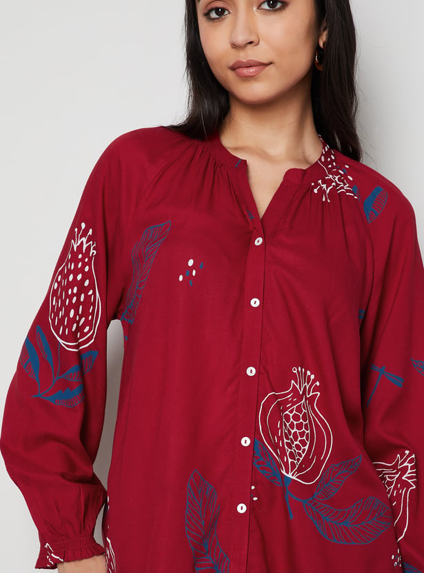 COLOUR ME Floral Print Top