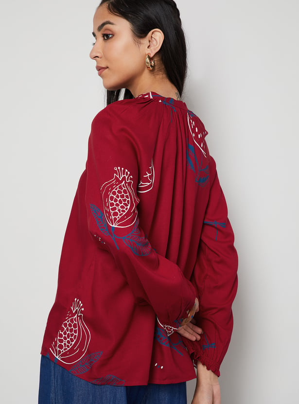 COLOUR ME Floral Print Top