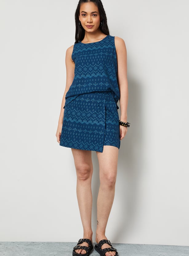 COLOUR ME Printed Skort