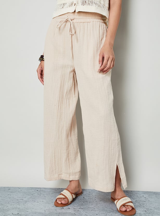 COLOUR ME Textured Palazzos