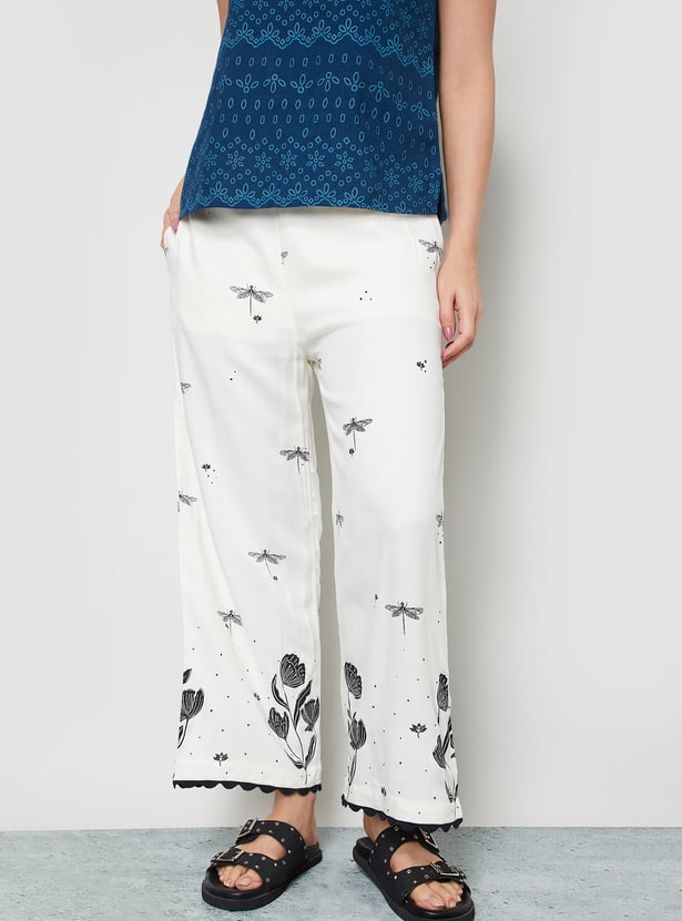 COLOUR ME Printed Palazzos
