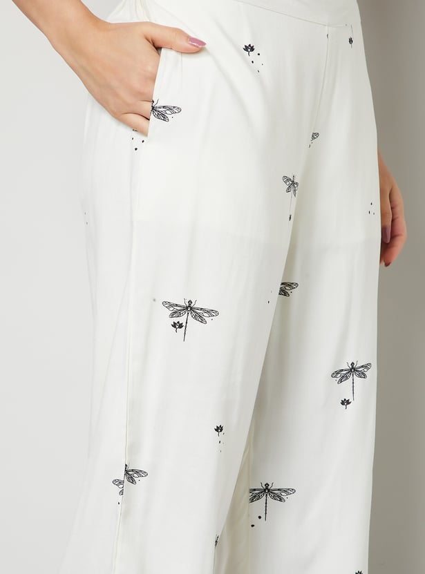 COLOUR ME Printed Palazzos