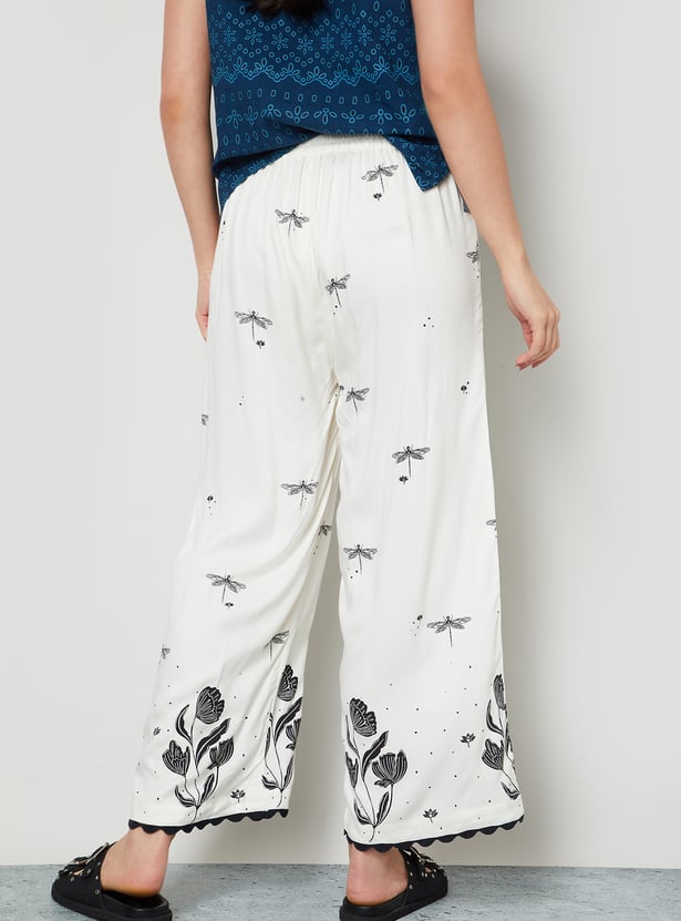COLOUR ME Printed Palazzos