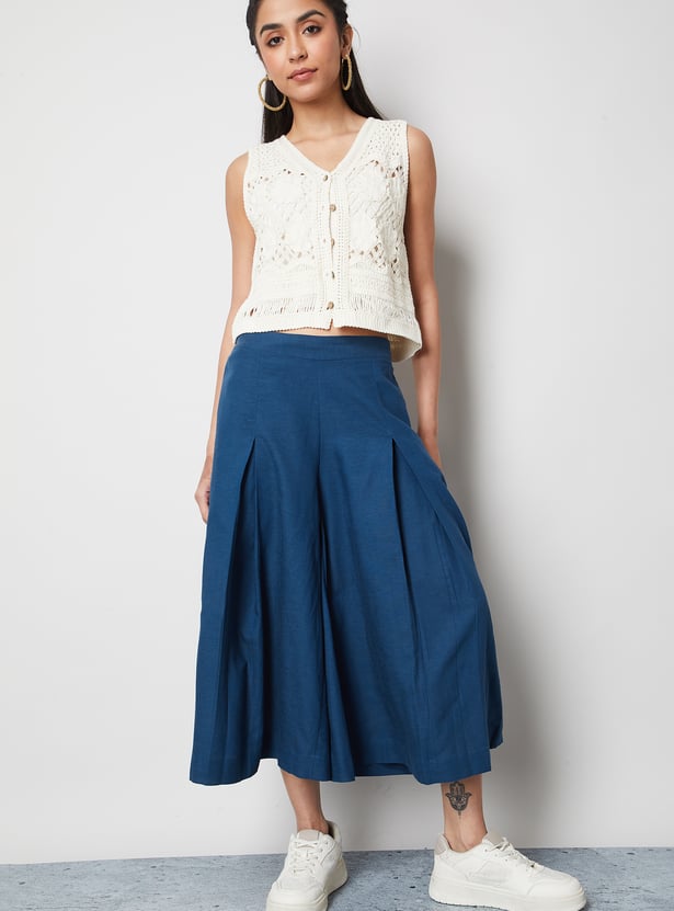 COLOUR ME Solid Palazzos