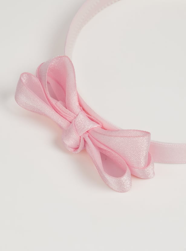 FAME FOREVER Girls Bow Detail Headband