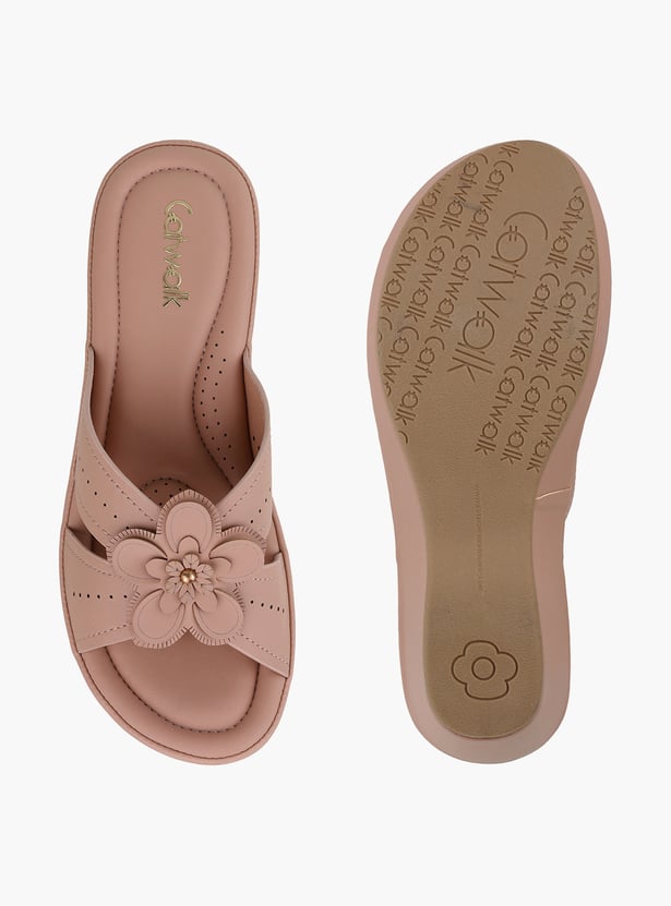 CATWALK Floral Applique Wedges