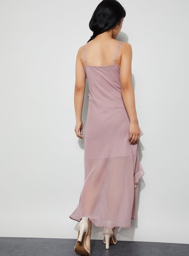 GINGER Solid Maxi Dress