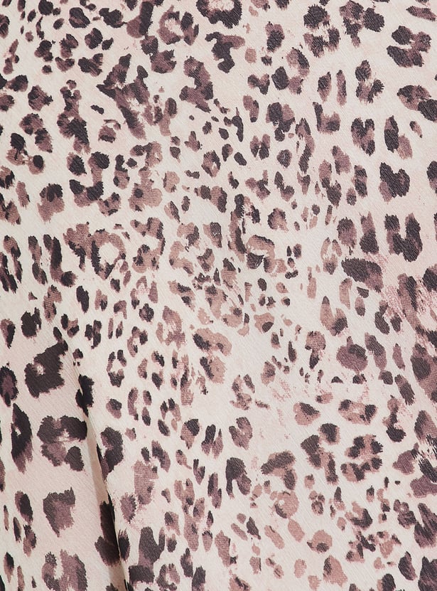 GINGER Animal Print Maxi Dress