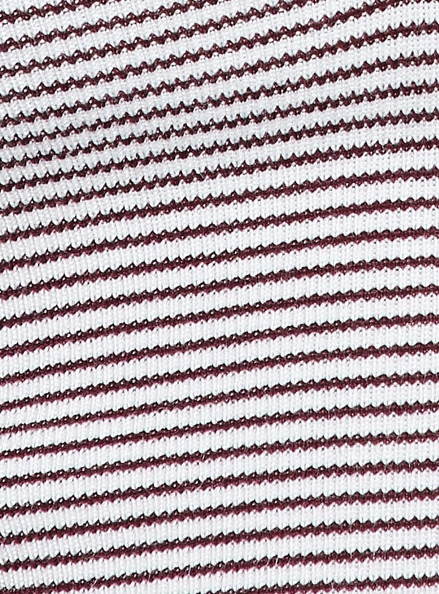 GINGER Striped Tie-Up Halter Top