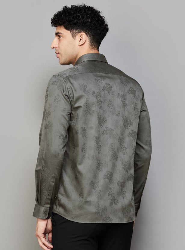 ARROW Textured Slim Fit Formal Shirt