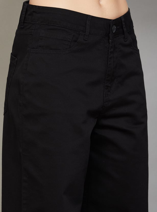 XPOSE High Rise Wide Bottom Trousers