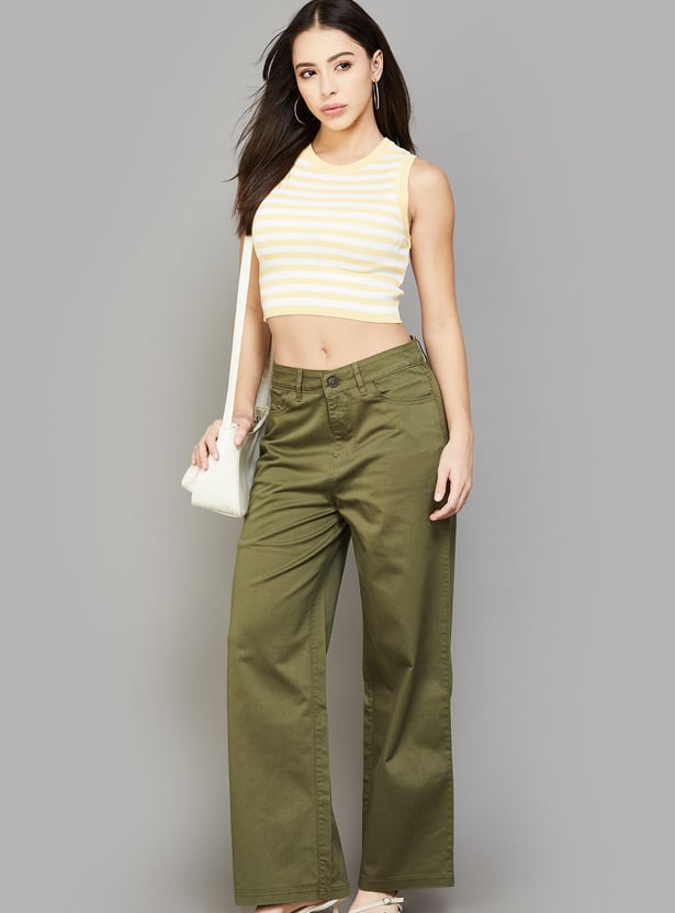 XPOSE High-Rise Wide-Leg Trousers