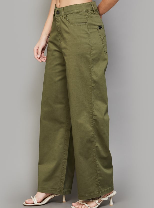 XPOSE High-Rise Wide-Leg Trousers
