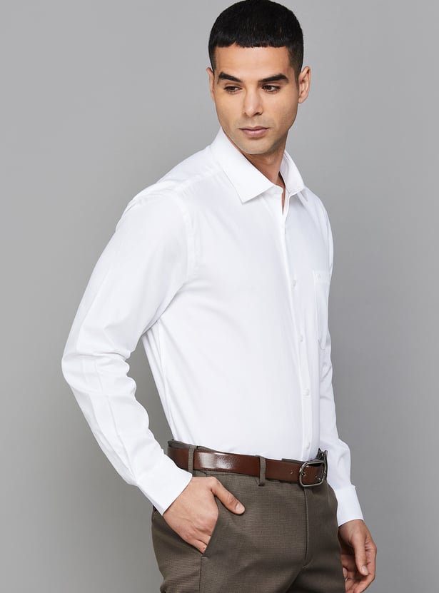 ARROW Solid Regular Fit Formal Shirt