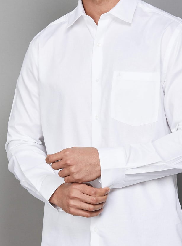 ARROW Solid Regular Fit Formal Shirt