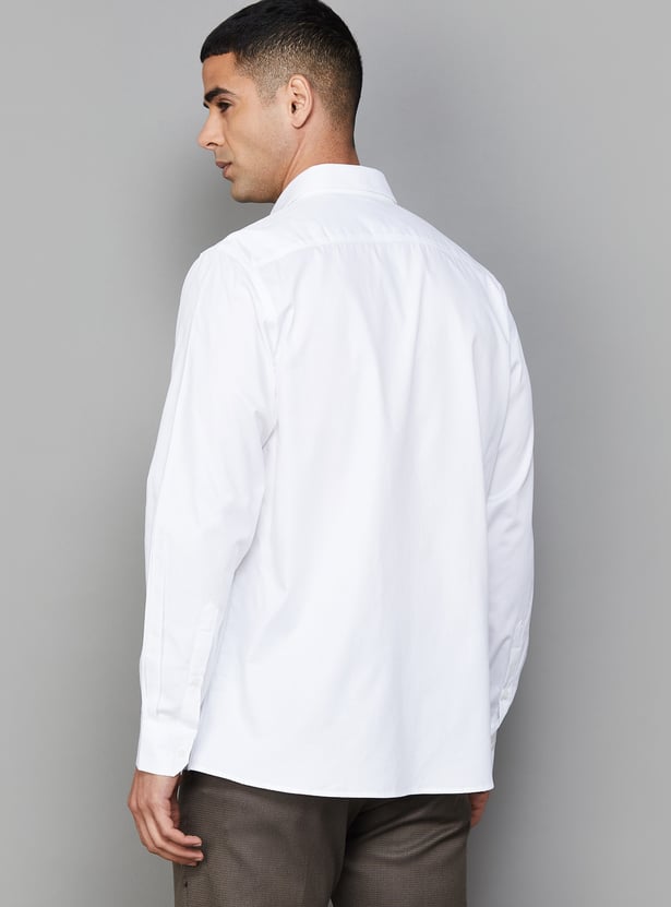 ARROW Solid Regular Fit Formal Shirt