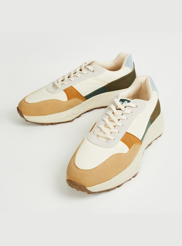 LEE COOPER Colourblock Lace-Ups Shoes