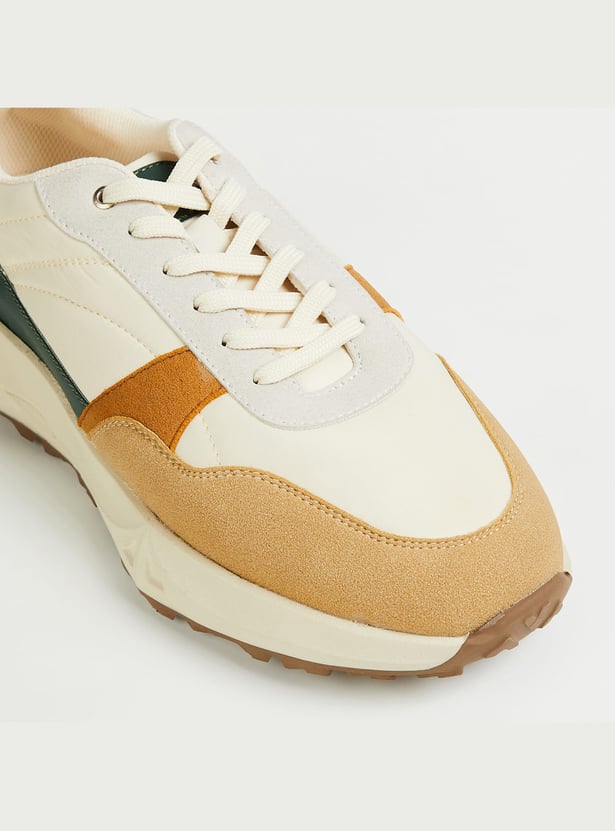 LEE COOPER Colourblock Lace-Ups Shoes