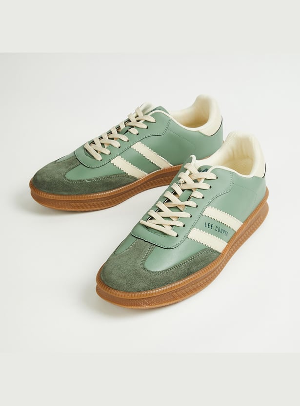 LEE COOPER Solid Lace-Up Shoes