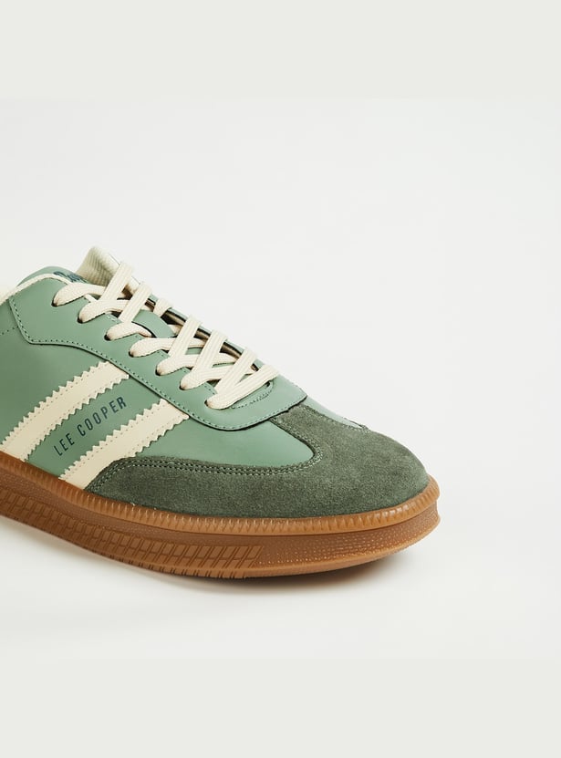 LEE COOPER Solid Lace-Up Shoes