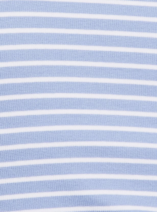 KAPPA Striped Crop T-shirt