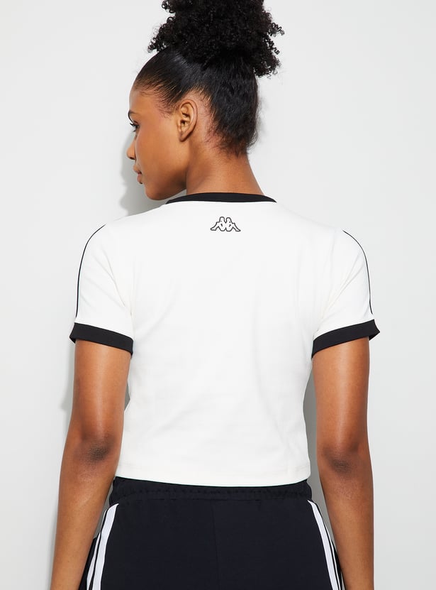 KAPPA Graphic Print Crop T-shirts