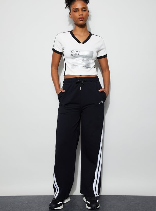 KAPPA Graphic Print Crop T-shirts