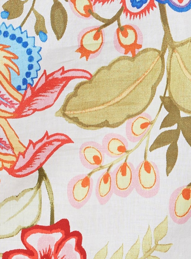W Floral Print Straight Kurta