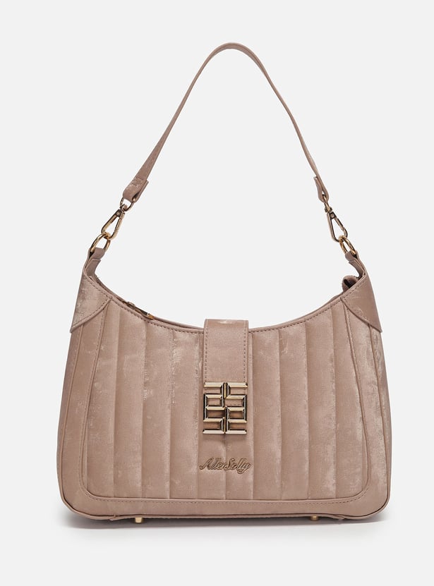 ALLEN SOLLY Quilted Shoulder Bag