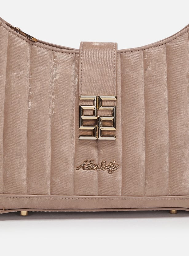 ALLEN SOLLY Quilted Shoulder Bag