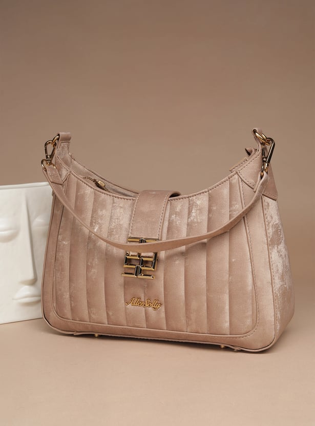 ALLEN SOLLY Quilted Shoulder Bag