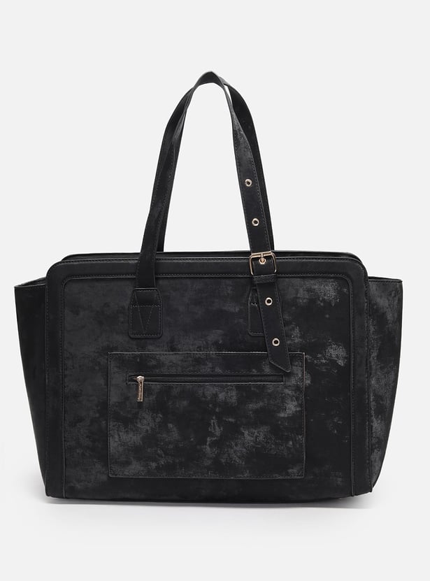 ALLEN SOLLY Quilted Laptop Bag