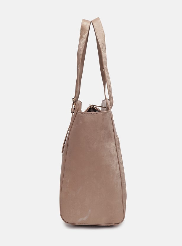 ALLEN SOLLY Quilted Laptop Bag