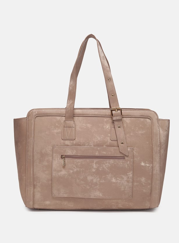 ALLEN SOLLY Quilted Laptop Bag
