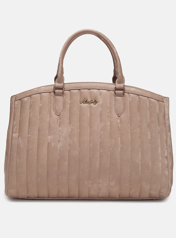 ALLEN SOLLY Quilted Laptop Bag